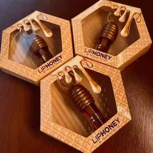 Your Logo Francin Gloss Lip Oil Golden Brown Hidratante Shimmer Honeycomb Texture Balm Esencia de hierbas Nutritiva Cuidado de labios suave - Product Image 2