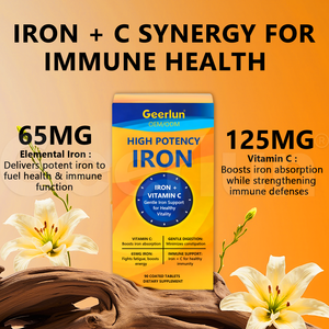 Integratori di <span class=keywords><strong>Ferro</strong></span> Personalizzati ad Alta Potenza con Vitamina C, Stimolatori dell'Immunità, Compresse Multivitaminiche <span class=keywords><strong>per</strong></span> l'Assorbimento del <span class=keywords><strong>Ferro</strong></span> - Product Image 3