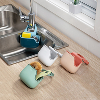 Égouttoir de cuisine économique pour éponges et ustensiles, panier de rangement suspendu pour évier, simple ou double couche