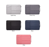 Housse de protection pour ordinateur portable, tablette, sacoche antichoc en polyester, pochette de rangement pour ordinateur avec logo personnalisé pour ordinateur portable de 13 pouces