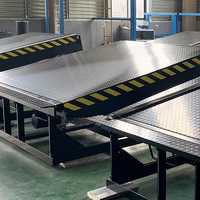 Plateforme élévatrice de déchargement d'entrepôt sur mesure, élévateur hydraulique intelligent certifié CE, alimentation triphasée 380V