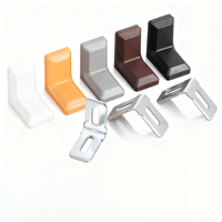 Support d'angle en forme de L en plastique/fer épais pour armoires de cuisine