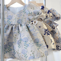 Robe princesse espagnole vintage pour petites filles, tenue de bal, d'anniversaire, de mariage, à fleurs, boutique, 2023