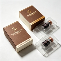 Autocollants adhésifs haute performance pour flacons cosmétiques 3ml 10ml, avec logo personnalisé, pour bouteilles en verre et emballages en plateau plastique