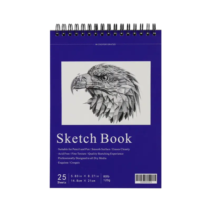 A4 A5 Blank Drawing book sketchbooks Factory direct sales wholesale customizable