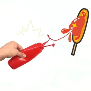 Bouteilles de Ketchup Farces et Attrapes, Sauce Tomate pour Blagues, Jouets Cool pour Adultes et Enfants, Articles Effrayants, Cadeaux Surprise Ketchup - Product Image 3