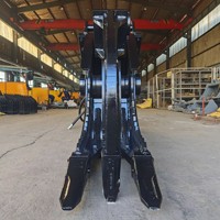 Cisaille à bois hydraulique robuste RSBM pour excavatrice, cisaille à souches pour défrichement et coupe d'arbres