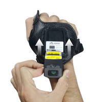 Guantes inteligentes portátiles manos libres de alta calidad con escáner de código de barras inalámbrico Bluetooth para logística de almacén, venta al por mayor de fábrica