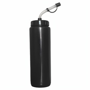 Bouteille <span class=keywords><strong>de</strong></span> vélo personnalisée avec logo, gourde <span class=keywords><strong>de</strong></span> sport portable en plastique grande capacité pour vélo <span class=keywords><strong>de</strong></span> route avec paille - Product Image 4