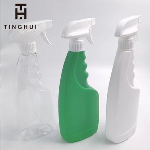 ขวดพลาสติกใส HDPE ขนาด 500 มล. 750 มล. 1 ลิตร 25 ออนซ์ พร้อมหัวฉีดสเปรย์และหูจับ - Product Image 1