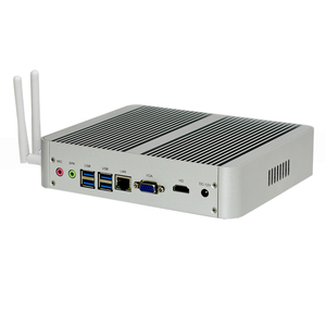 Mini PC de Escritorio para Juegos, Sistema Barebone sin Ventilador, 8.ª Generación I5-8265U, DDR4 de 64 GB, Pantalla Dual 4K - Product Image 1