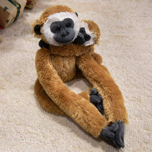 Juego de Peluches Súper Suaves para Colgar, de Algodón PP, Desmontables, con Diseño de Perezoso, Lémur y Gorila, para Decoración de Cuarto de Bebé - Product Image 2