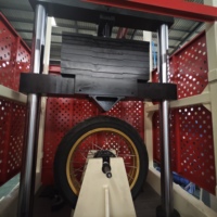 Machine d'essai d'impact radial électrique pour pneus de moto et de vélo, haute précision, garantie 1 an