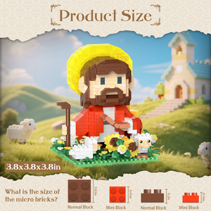 Glowing LED Lights Jesus <strong>Figures</strong> Building Blocks Models Action <strong>Figures</strong> Kids Toys Sunflower Sheep <strong>Christmas</strong> Decoration Gifts - Product Image 6