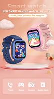 Reloj Inteligente para Niños con Pantalla Táctil, Tarjeta SIM 4G, Despertador, Pantalla IPS Cuadrada, Color Rosa