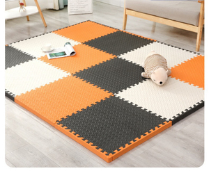 Bé bọt chơi Mat mềm & an toàn EVA bọt thảm sàn vuông rắn màu trẻ em bọt Câu Đố chơi Mat cho playpen - Product Image 3