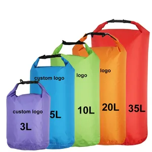 Oem Custom Logo Boating Hiking 3l 5l 10l 20l 35l Waterproof Floating Waterproof Outdoor Sport Dry Bag