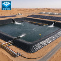 Géomembrane HDPE pour système de recirculation en pisciculture