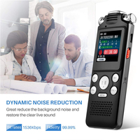 Enregistreur vocal activé 8G Double Microphone audio numérique portable 8G enregistreur vocal stylo d'enregistrement