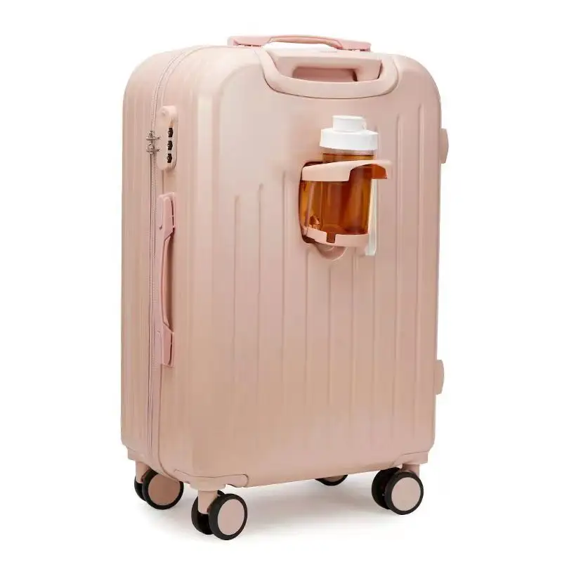 High Quality Multifunctional 21In 23in Luggage Fashion Suitcase 2 Set Universal Silent Wheel Strong And Durable Password Y16028