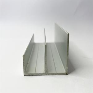 Profilé <span class=keywords><strong>porte</strong></span> <span class=keywords><strong>coulissante</strong></span> en Aluminium Extrusion 6063, en plastique transparent, pour armoire - Product Image 2