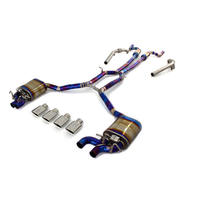 Système d'échappement sport à valves Catback en titane 1,5 mm TIG pour Mercedes-Benz C63 AMG W204 6.2L – Amélioration des performances