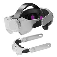 Tali Kepala VR Ergonomis yang Dapat Disesuaikan, Pengganti Tali yang Lebih Nyaman, Sempurna untuk Headset Meta Quest 3 dengan 3 Pilihan Warna
