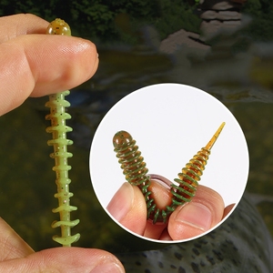 Hochwertiger 40-63mm Tanta PVC Wiggling Worm Sinking Swimbait für Süßwasser Salzwasser Mandarinenbarsch Bass Forelle Angelzubehör - Product Image 5