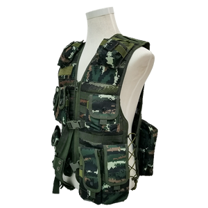 เสื้อกั๊กตาข่ายระบายอากาศลายพรางมีหลายกระเป๋าสำหรับล่าสัตว์และตกปลา - Product Image 5