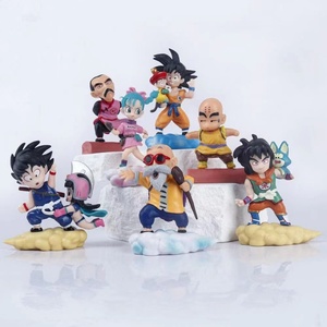 7 pièces/ensemble, vente en gros, figurine de buste de personnage Goku QiQi Dragon DBZ, figurine d'action en PVC, collection, décoration de pièce - Product Image 1