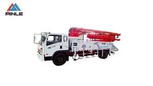 2022 حار بيع شاحنة مضخة الإسمنت شنت/مقطورة خط ملموسة مضخة ML-30 بناء مشروع - Product Image 6