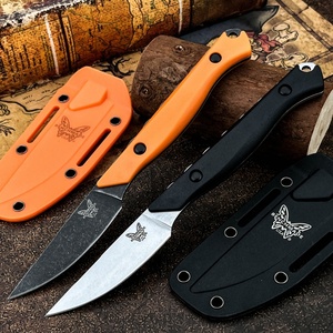 Cuchillo de caza de hoja fija BM 15700 Flyway 8Cr13Mov con mango de fibra de nailon y funda. Herramientas Tácticas de Supervivencia para Campismo al Aire Libre - Product Image 2