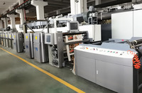 Presse flexographique multifonctionnelle avec laminage en ligne, estampage à froid et impression d'emballages