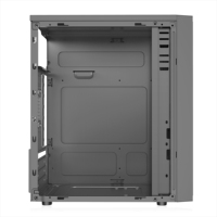 Factory Direct Micro ATX Mini ITX Gaming PC Case SPCC Steel Mid Tower Silent 2 Fans Cooling Desktop Computer Chassis PC Cabinet