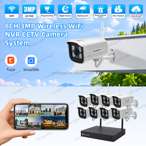 Hongnaer ngoài trời thông minh 3MP HD 8 kênh NVR Home IP CCTV Kit <span class=keywords><strong>Camera</strong></span> Set hệ thống giám sát không dây wifi an ninh Hệ thống <span class=keywords><strong>camera</strong></span> - Product Image 2
