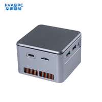 Mini Computadora de Escritorio HVAEIPC C-BOX-M1, 10 Núcleos, 4 Puertos, 8G DDR5 RAM Integrada, SSD AMD Linux, Uso Empresarial, 1 Año de Garantía, Nueva