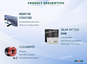 Kit <span class=keywords><strong>solaire</strong></span> hybride off grid 10kW complet avec batterie lithium 10-15kWh et panneaux pour <span class=keywords><strong>maison</strong></span> - Product Image 3