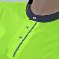 Combinaison de travail haute visibilité personnalisée 100% polyester avec bande réfléchissante, vêtements de travail de sécurité