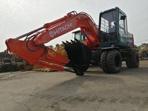 Excavadora de ruedas tipo oruga Hitachi EX100WD usada, 11 toneladas, 1 año de garantía de segunda mano a la venta en Stock Shanghai - Product Image 5