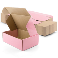 Boîtes personnalisées écologiques avec logo emballage en carton boîtes d'expédition en carton de papier kraft pour vêtements