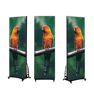 Indoor P2.5 Poster LED Display Standing player led screen poster display for shopping mall LED poster screen