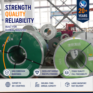 Factory Direct Competitive Price Welding 201 304 0 8mm 1219mm Prime Quality AISI Stainless Steel Coil - Product Image 1