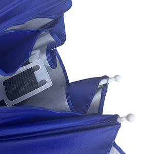 En gros impression personnalisée Portable extérieur résistant au soleil étanche à la pluie mains libres chapeau parapluie pour la pêche randonnée plage Camping - Product Image 3