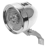 Lampe de vélo 3 LED, phare rétro pour VTT, lampe de vélo à piles