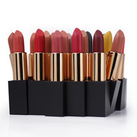 Collection de 24 rouges à lèvres mats |   Ensemble de maquillage pour les lèvres à couvrance totale, nude, brun, rouge, violet |   Rouge à lèvres velours waterproof longue tenue