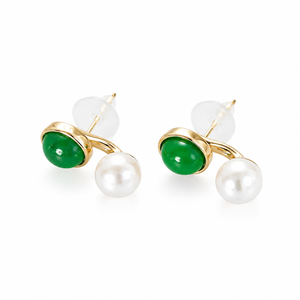 Orecchini a Perno con Gemme Staccabili, Eleganti Ornamenti per Orecchie in Stile Francese per Abbinamenti Quotidiani Femminili - Product Image 1