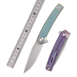 Dao Bỏ Túi Bằng Thép M390 Mới Dao Sinh Tồn Tự Vệ Mang Theo Hàng Ngày Có Tay Cầm Bằng Hợp Kim Titan Có Kẹp Dao Hai Mặt - Product Image 6