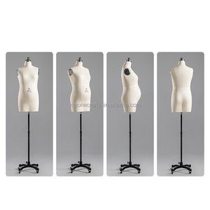 Offre Spéciale tissu affichage demi-corps femme réglable <span class=keywords><strong>couture</strong></span> robe drapé <span class=keywords><strong>buste</strong></span> forme <span class=keywords><strong>couture</strong></span> mannequins vêtements <span class=keywords><strong>Mannequin</strong></span> torse - Product Image 2