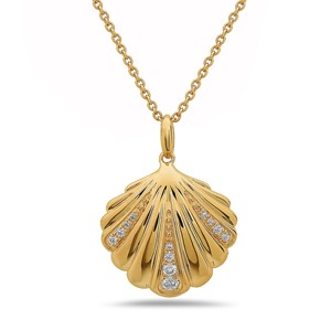 Joyería de diseño personalizado, joyería de oro de 14K, collar de oro en oro para <span class=keywords><strong>mujer</strong></span>, collar puro de 18K - Product Image 3