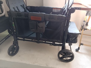 عرض ساخن عربة أطفال مزدوجة قابلة للطي عربة أطفال عربة بأربعة مقاعد - Product Image 2